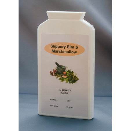 Slippery Elm & Marshmallow Root 100 caps Slippery Elm & Marshmallow Root 100 caps