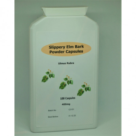 Slippery Elm Bark Powder Capsules Slippery Elm Bark Powder Capsules