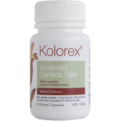 Kolorex Advanced Candida Care capsules  (Horopito soft gel) 60  capsules