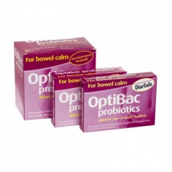OptiBac Saccharomyces boulardii (for bowel calm) - 16 capsules